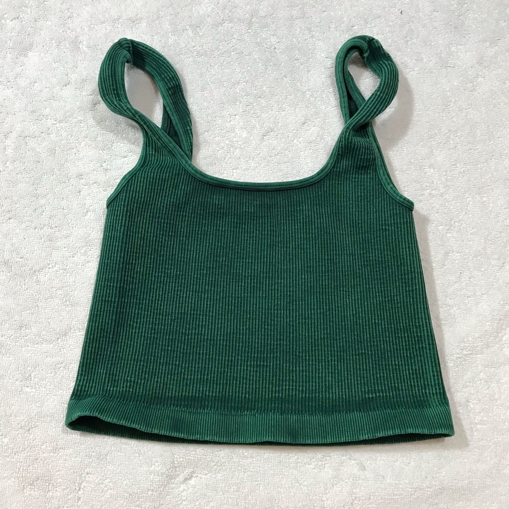 FP Movement Happiness Runs Square Neck Crop in Emerald - Size XS/S - Picture 9 of 10